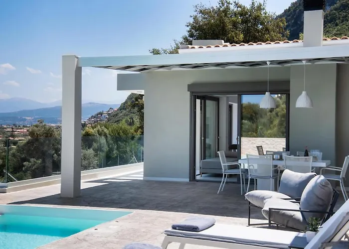 Anthos - Fresh Modern Villa, Pool, Close To The Agios Ioannis (Lefkada)